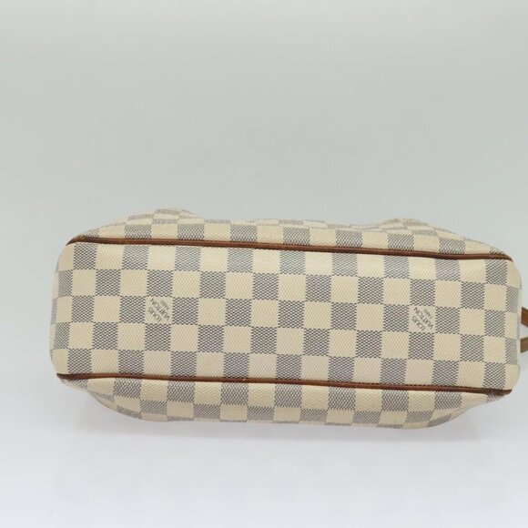 LOUIS VUITTON Damier Azur Siracusa PM Shoulder Bag N41113 LV Auth 119000 - Picture 6 of 16